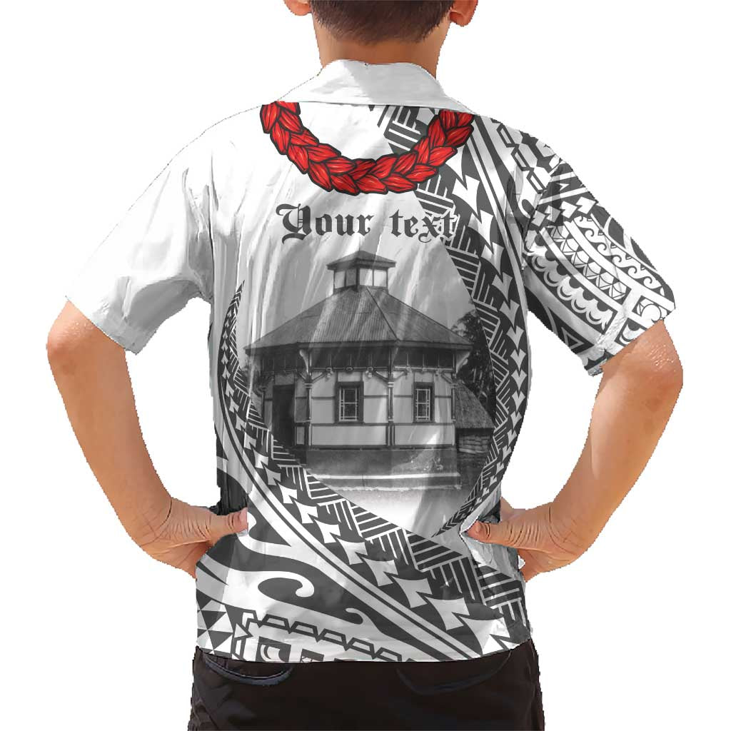 Samoa Mau Movement House Personalised Kid Hawaiian Shirt Fa'a Samoa The Samoan Way