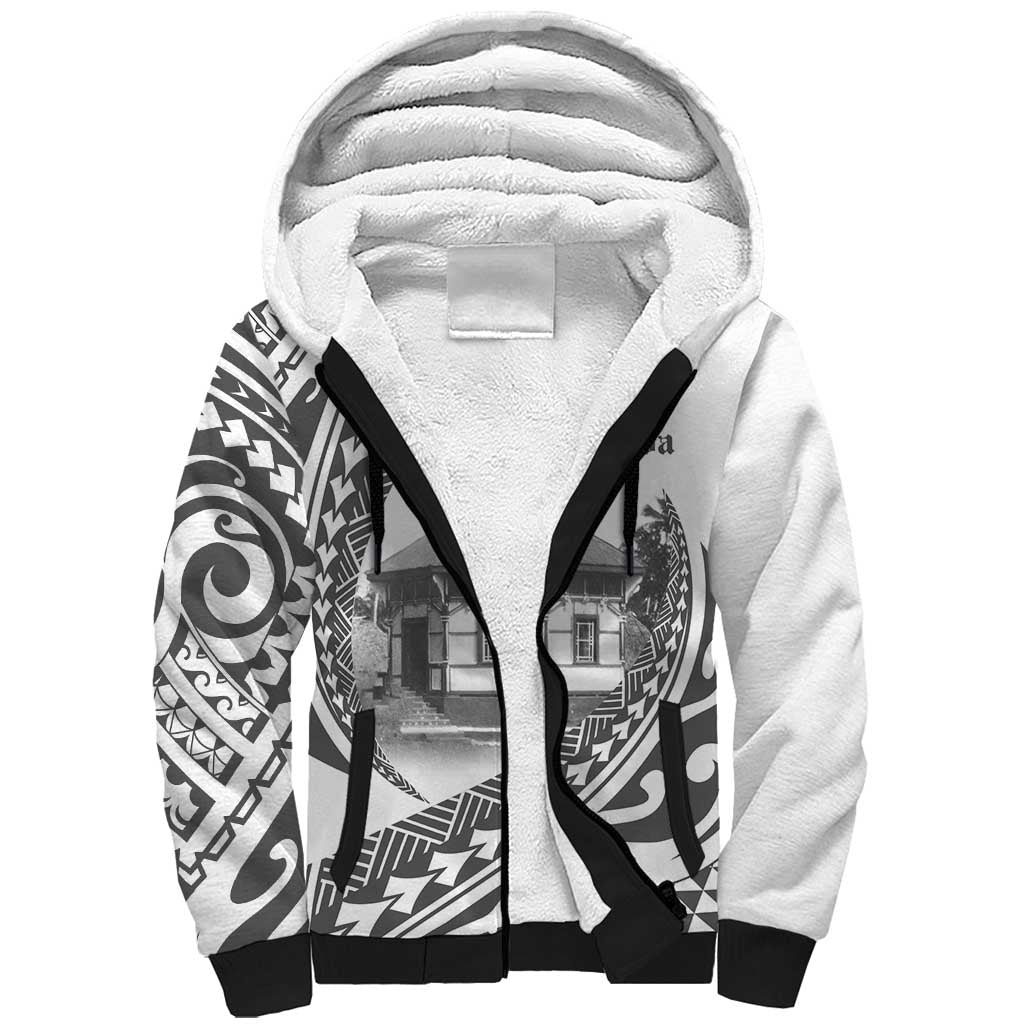 Samoa Mau Movement House Personalised Sherpa Hoodie Fa'a Samoa The Samoan Way