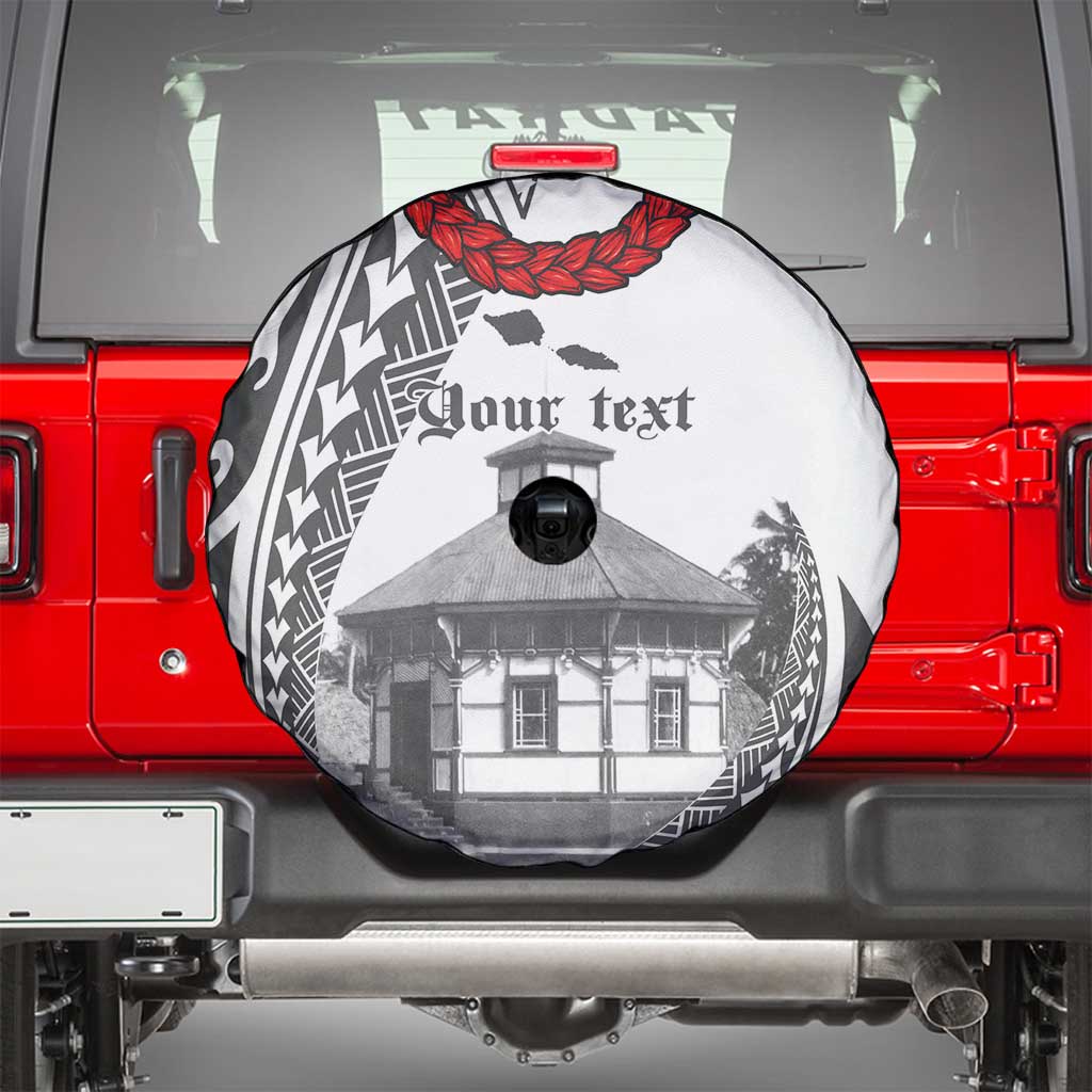 Samoa Mau Movement House Personalised Spare Tire Cover Fa'a Samoa The Samoan Way