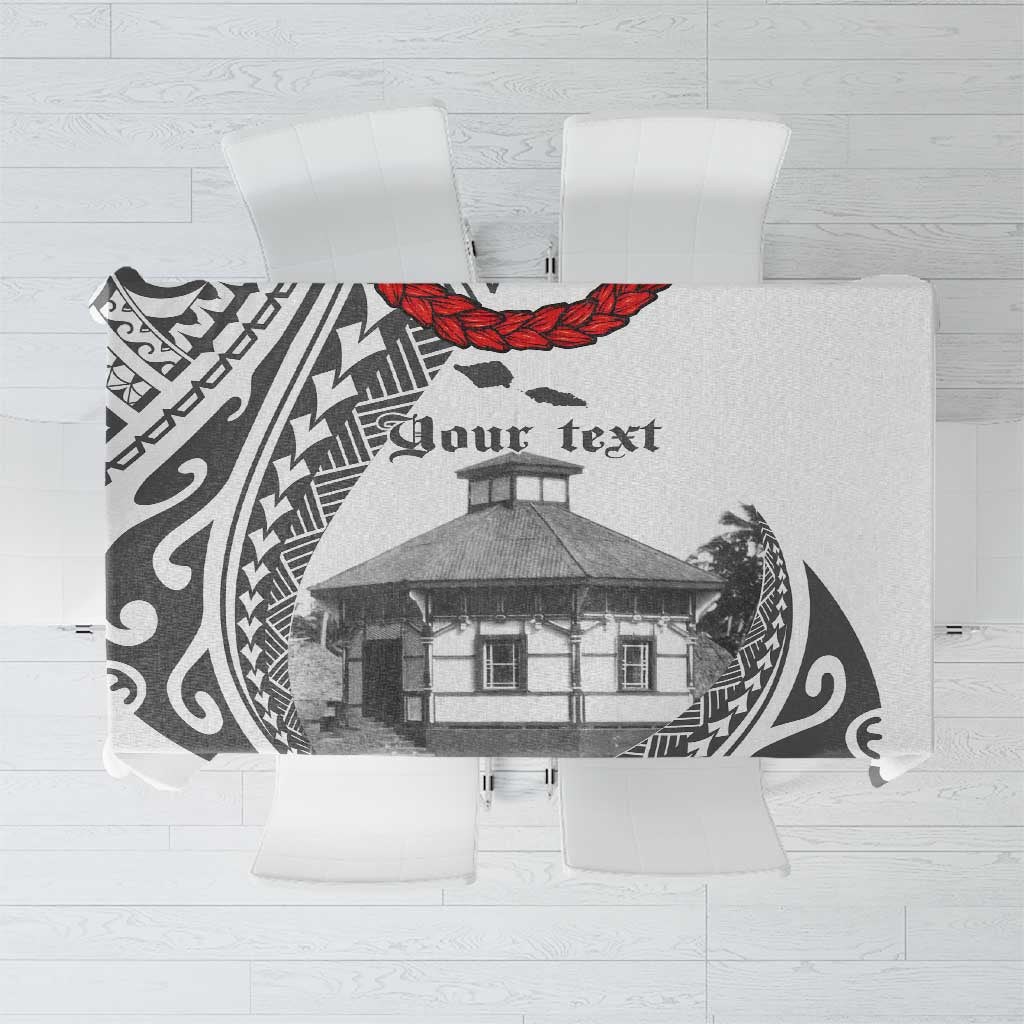 Samoa Mau Movement House Personalised Tablecloth Fa'a Samoa The Samoan Way