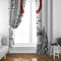 Samoa Mau Movement House Personalised Window Curtain Fa'a Samoa The Samoan Way