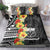 Samoa Tribal Hibiscus Flowers Bedding Set