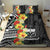 Samoa Tribal Hibiscus Flowers Bedding Set