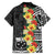 Samoa Tribal Hibiscus Flowers Family Matching Puletasi and Hawaiian Shirt