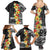 Samoa Tribal Hibiscus Flowers Family Matching Summer Maxi Dress and Hawaiian Shirt