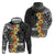 Samoa Tribal Hibiscus Flowers Hoodie