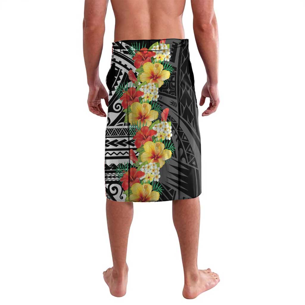 Samoa Tribal Hibiscus Flowers Lavalava