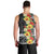 Samoa Tribal Hibiscus Flowers Men Tank Top