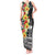 Samoa Tribal Hibiscus Flowers Tank Maxi Dress