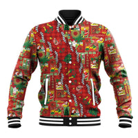 Mele Kalikimaka Pakalana Pikake Lei Baseball Jacket Hawaiian Rodeo Paniolo Omaomao Palaka - Polynesian Pride