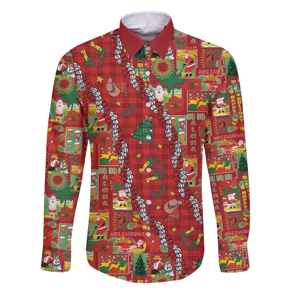 Mele Kalikimaka Pakalana Pikake Lei Family Matching Mermaid Dress and Hawaiian Shirt Hawaiian Rodeo Paniolo Omaomao Palaka - Polynesian Pride