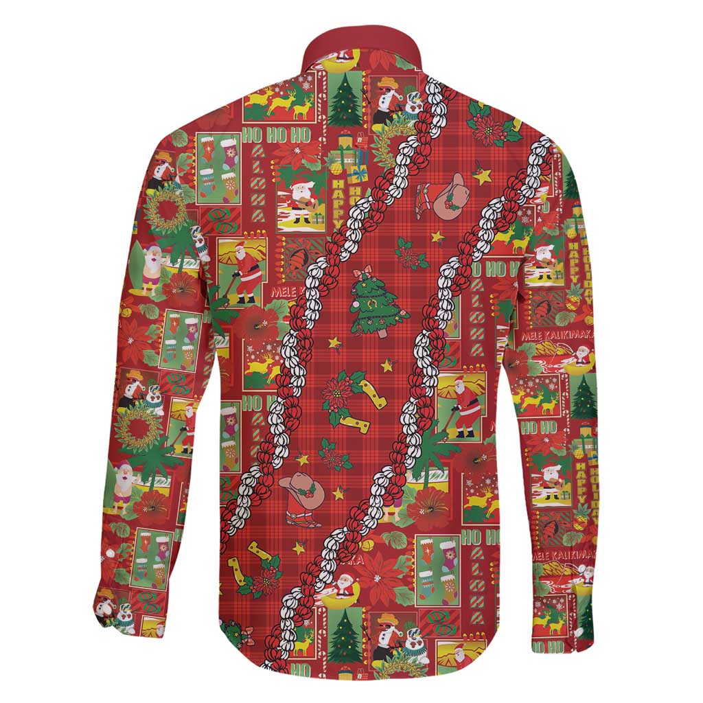 Mele Kalikimaka Pakalana Pikake Lei Family Matching Short Sleeve Bodycon Dress and Hawaiian Shirt Hawaiian Rodeo Paniolo Omaomao Palaka - Polynesian Pride