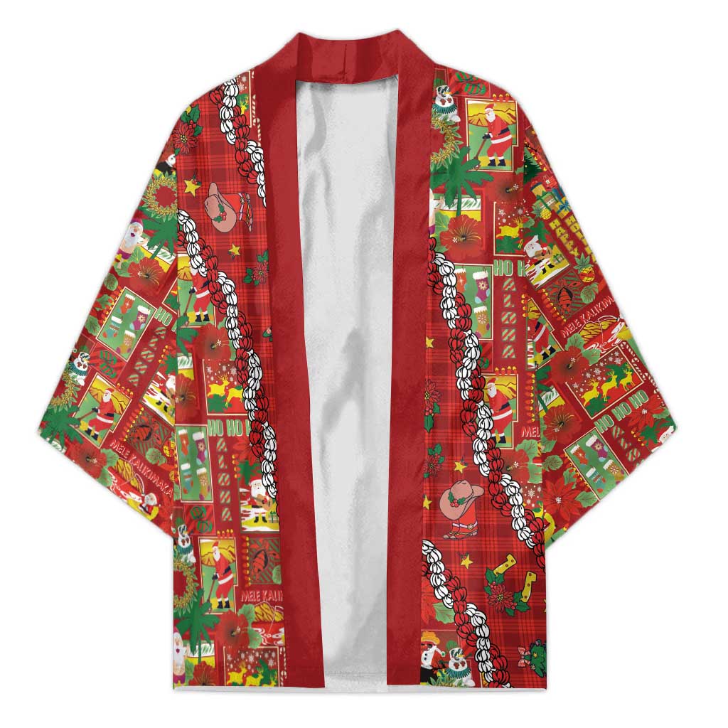 Mele Kalikimaka Pakalana Pikake Lei Kimono Hawaiian Rodeo Paniolo Omaomao Palaka - Polynesian Pride