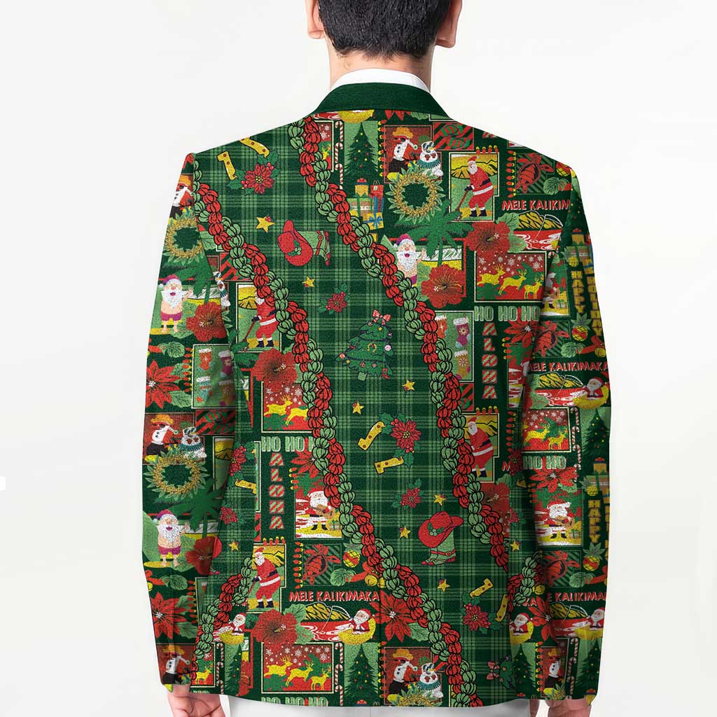 Mele Kalikimaka Pakalana Pikake Lei Blazer Hawaiian Rodeo Paniolo Ulaula Palaka - Polynesian Pride