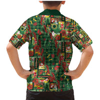 Mele Kalikimaka Pakalana Pikake Lei Family Matching Mermaid Dress and Hawaiian Shirt Hawaiian Rodeo Paniolo Ulaula Palaka - Polynesian Pride