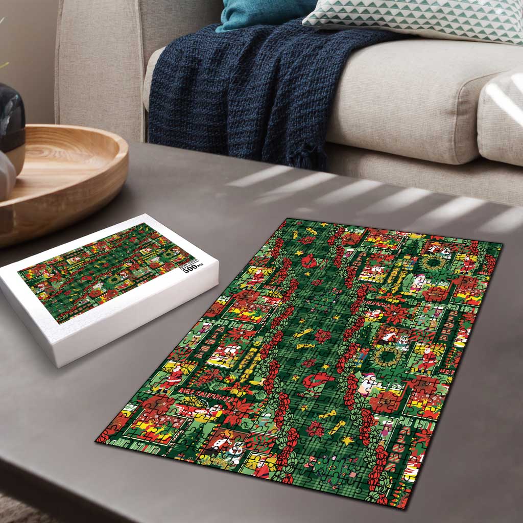 Mele Kalikimaka Pakalana Pikake Lei Puzzle Hawaiian Rodeo Paniolo Ulaula Palaka LT9 - Polynesian Pride