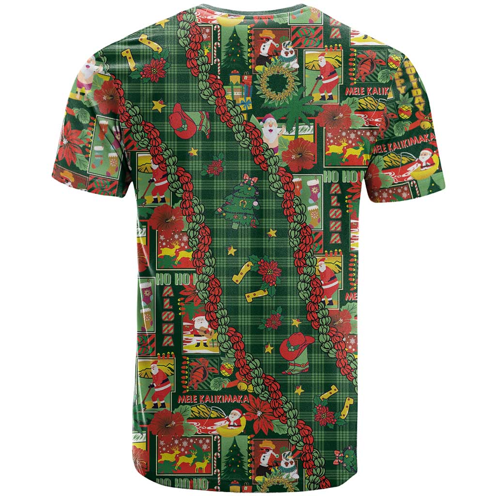 Mele Kalikimaka Pakalana Pikake Lei T Shirt Hawaiian Rodeo Paniolo Ulaula Palaka - Polynesian Pride