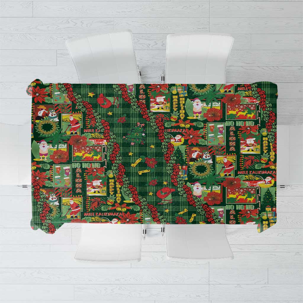 Mele Kalikimaka Pakalana Pikake Lei Tablecloth Hawaiian Rodeo Paniolo Ulaula Palaka - Polynesian Pride