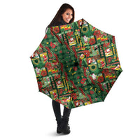 Mele Kalikimaka Pakalana Pikake Lei Umbrella Hawaiian Rodeo Paniolo Ulaula Palaka - Polynesian Pride