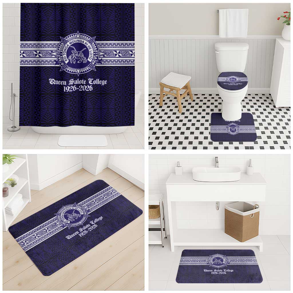 Tonga Queen Salote College 100 years Bathroom Set QSC 1926-2026 Tongan Pattern LT9 - Polynesian Pride