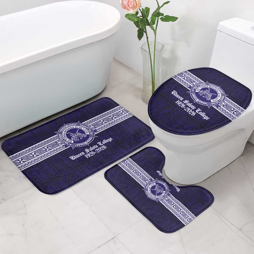 Tonga Queen Salote College 100 years Bathroom Set QSC 1926-2026 Tongan Pattern LT9 - Polynesian Pride