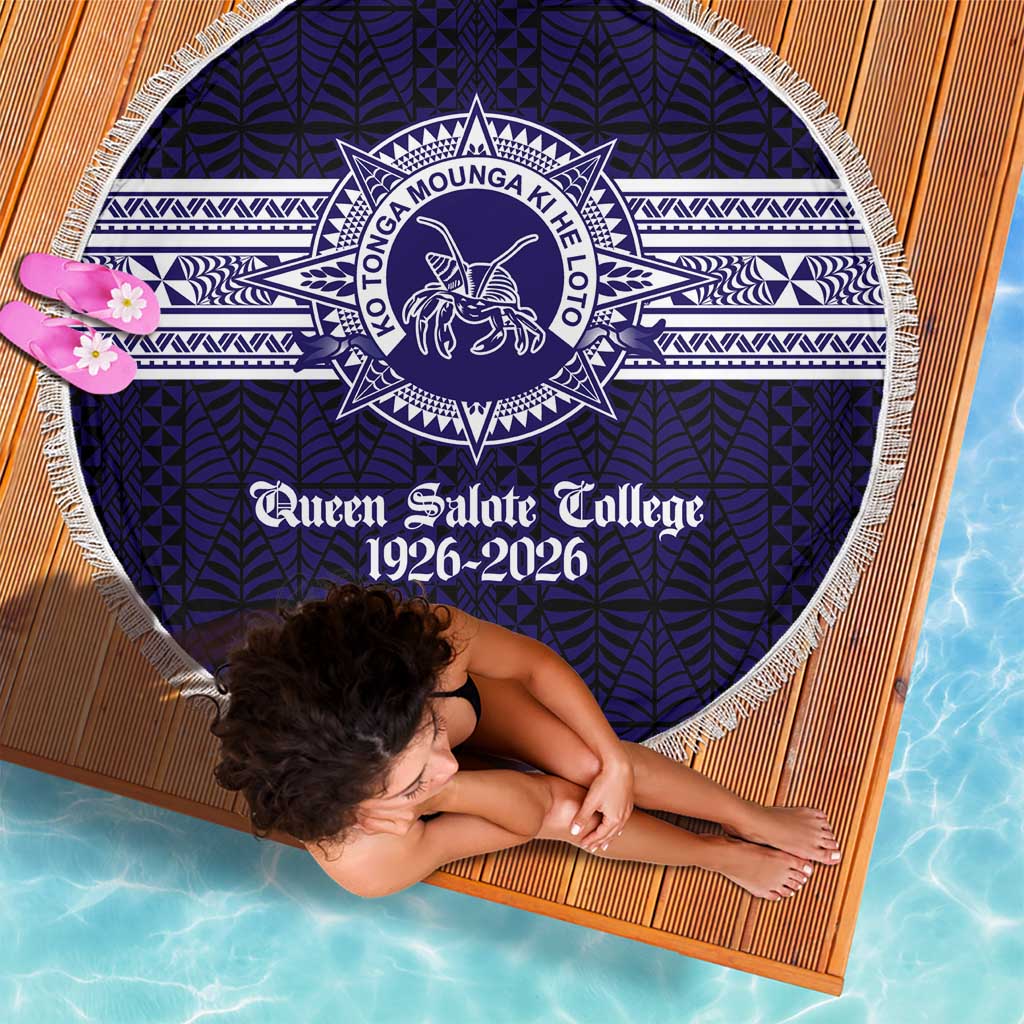 Tonga Queen Salote College 100 years Beach Blanket QSC 1926-2026 Tongan Pattern LT9 - Polynesian Pride