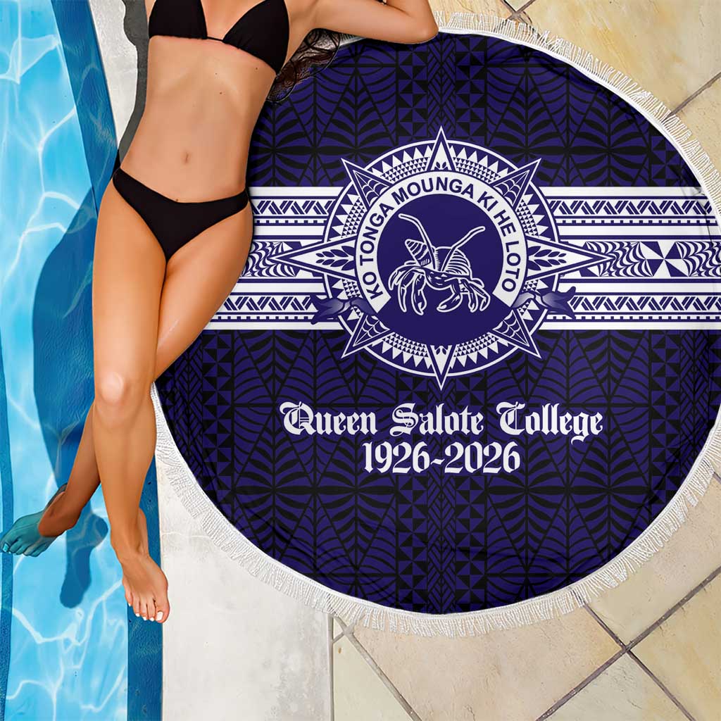 Tonga Queen Salote College 100 years Beach Blanket QSC 1926-2026 Tongan Pattern LT9 - Polynesian Pride