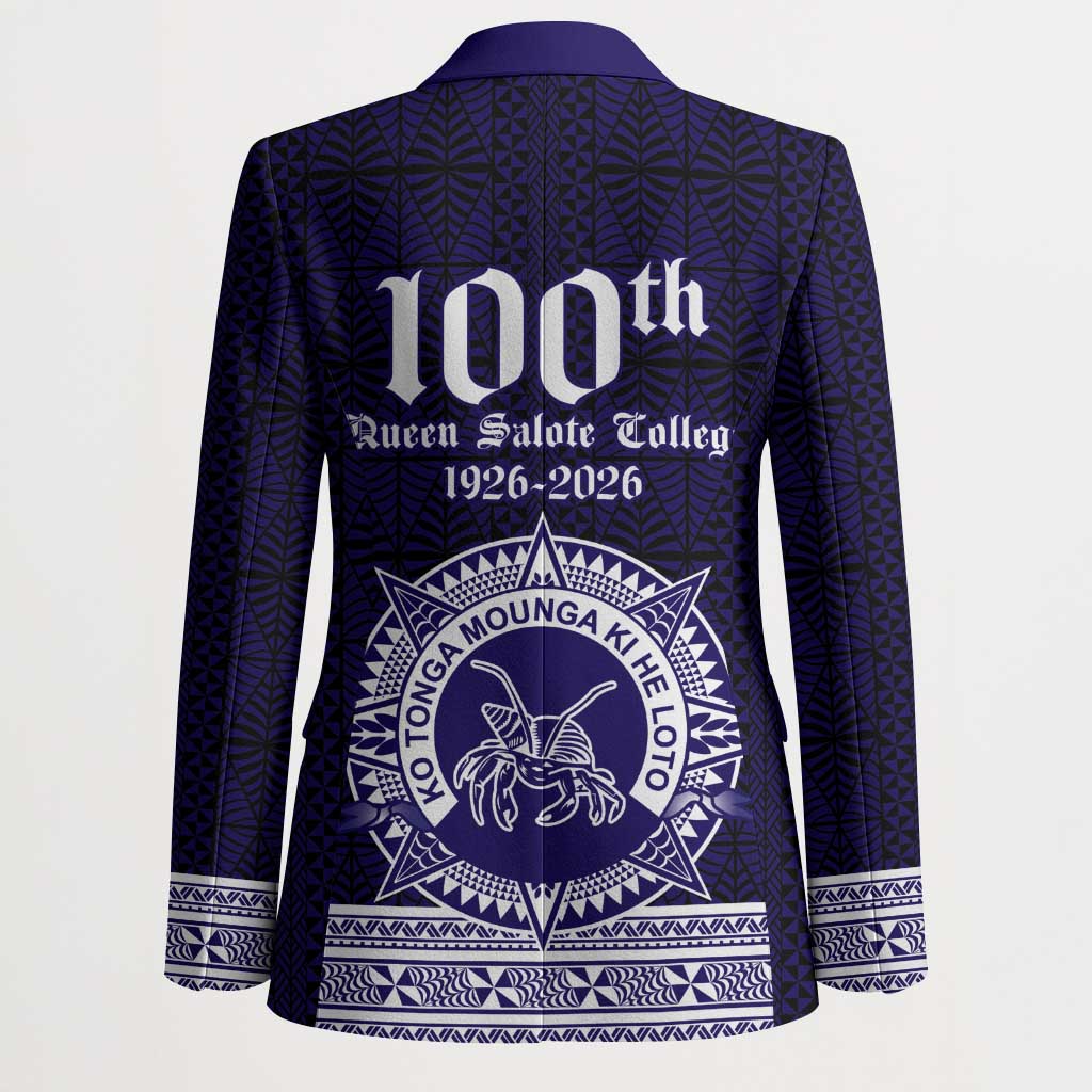 Tonga Queen Salote College 100 years Blazer QSC 1926-2026 Tongan Pattern LT9 - Polynesian Pride