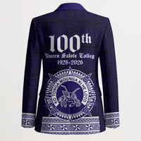 Tonga Queen Salote College 100 years Blazer QSC 1926-2026 Tongan Pattern LT9 - Polynesian Pride
