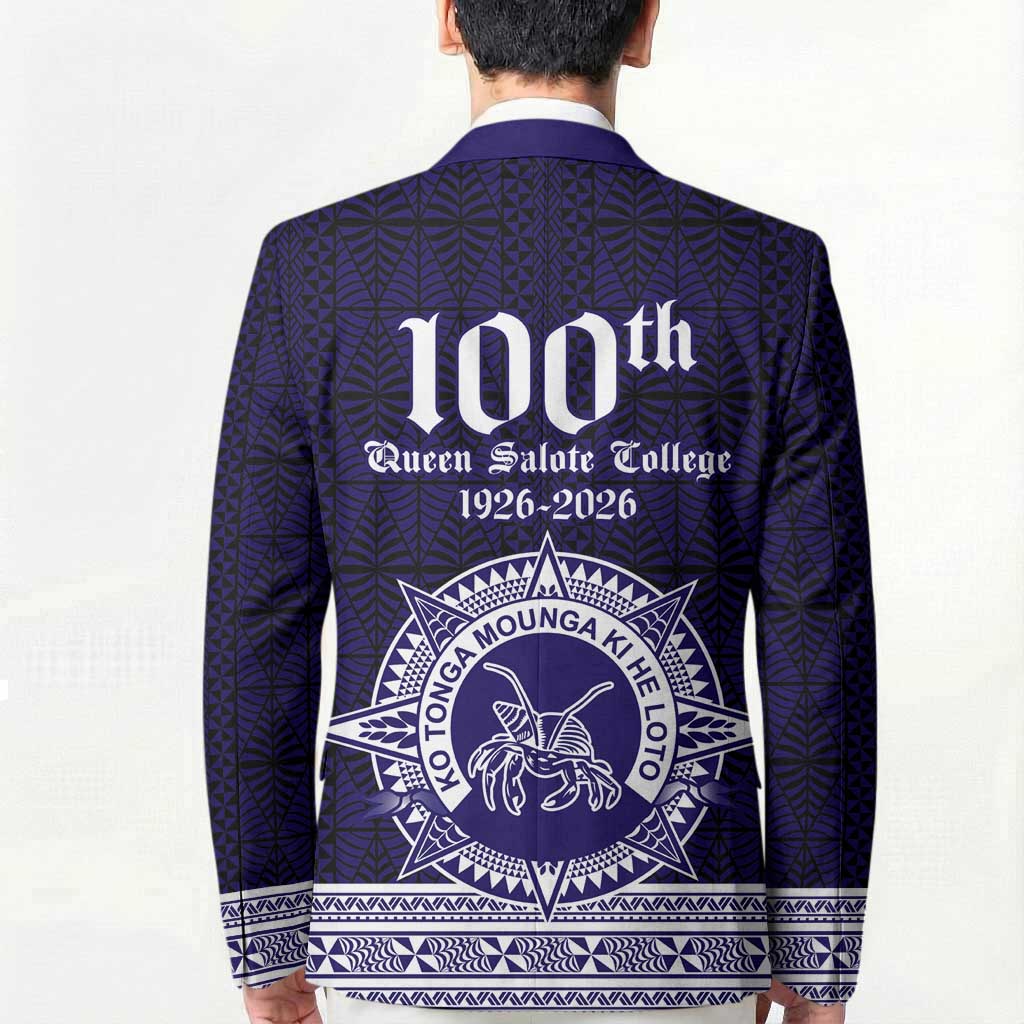 Tonga Queen Salote College 100 years Blazer QSC 1926-2026 Tongan Pattern LT9 - Polynesian Pride