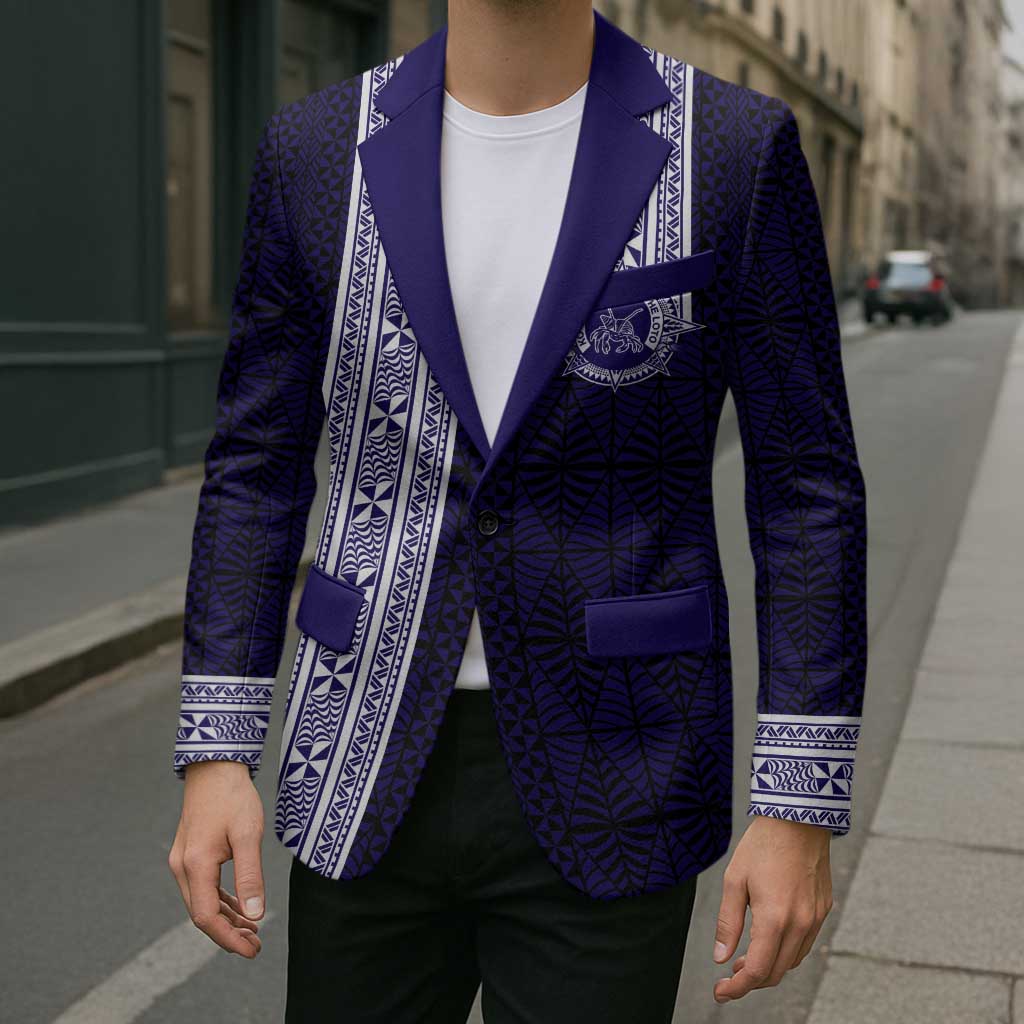 Tonga Queen Salote College 100 years Blazer QSC 1926-2026 Tongan Pattern LT9 - Polynesian Pride