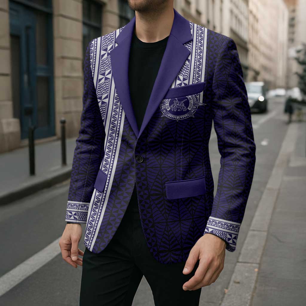 Tonga Queen Salote College 100 years Blazer QSC 1926-2026 Tongan Pattern LT9 - Polynesian Pride