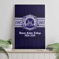 Tonga Queen Salote College 100 years Canvas Wall Art QSC 1926-2026 Tongan Pattern LT9 - Polynesian Pride