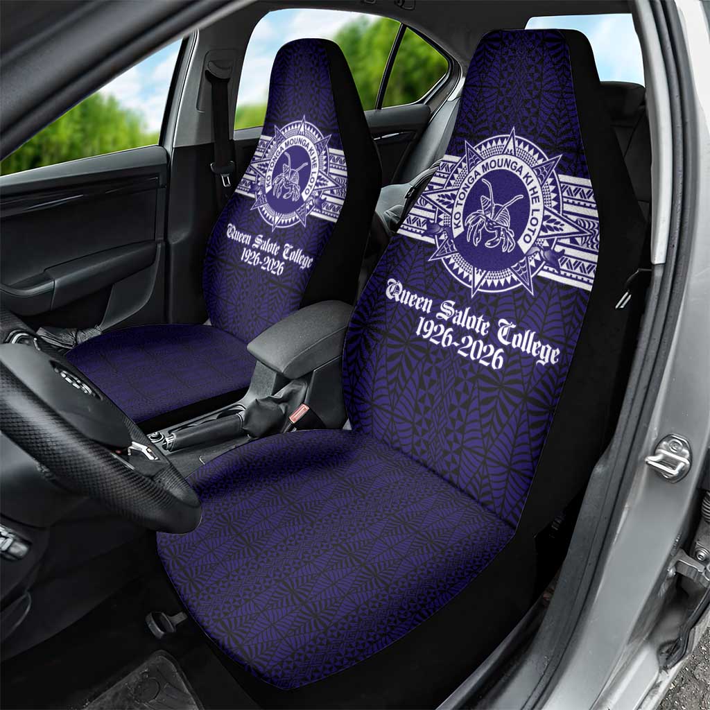 Tonga Queen Salote College 100 years Car Seat Cover QSC 1926-2026 Tongan Pattern LT9 - Polynesian Pride
