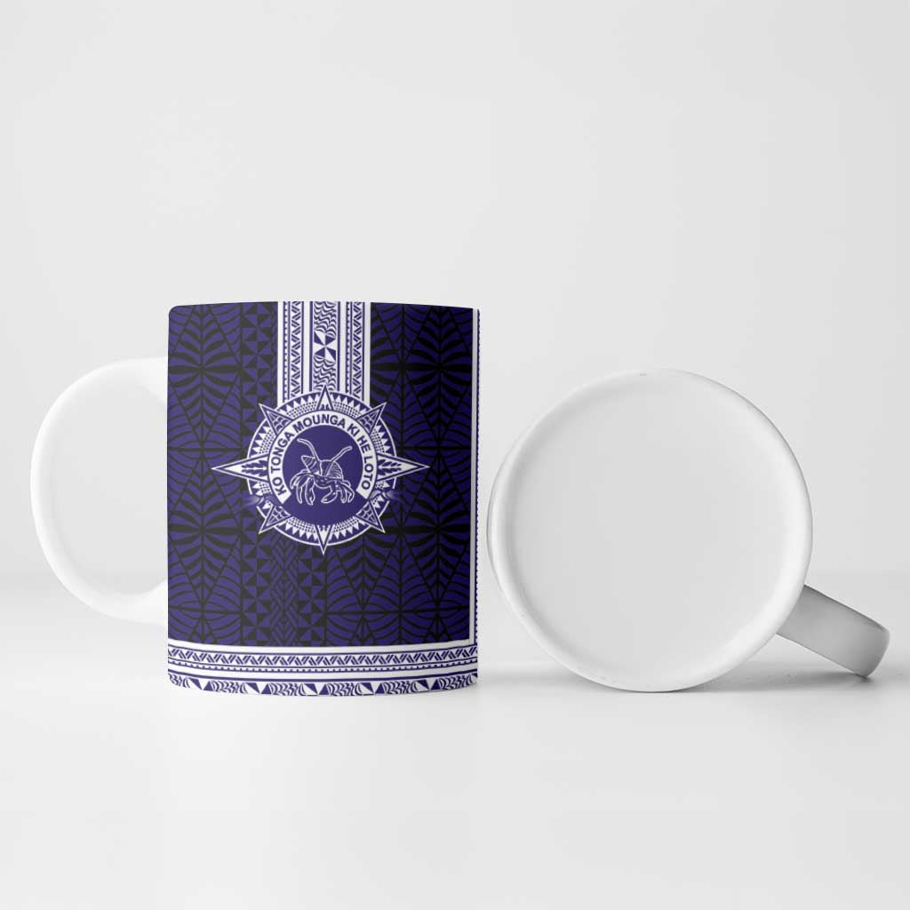 Tonga Queen Salote College 100 years Ceramic Mug QSC 1926-2026 Tongan Pattern LT9 - Polynesian Pride