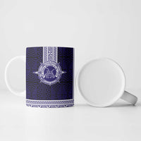 Tonga Queen Salote College 100 years Ceramic Mug QSC 1926-2026 Tongan Pattern LT9 - Polynesian Pride