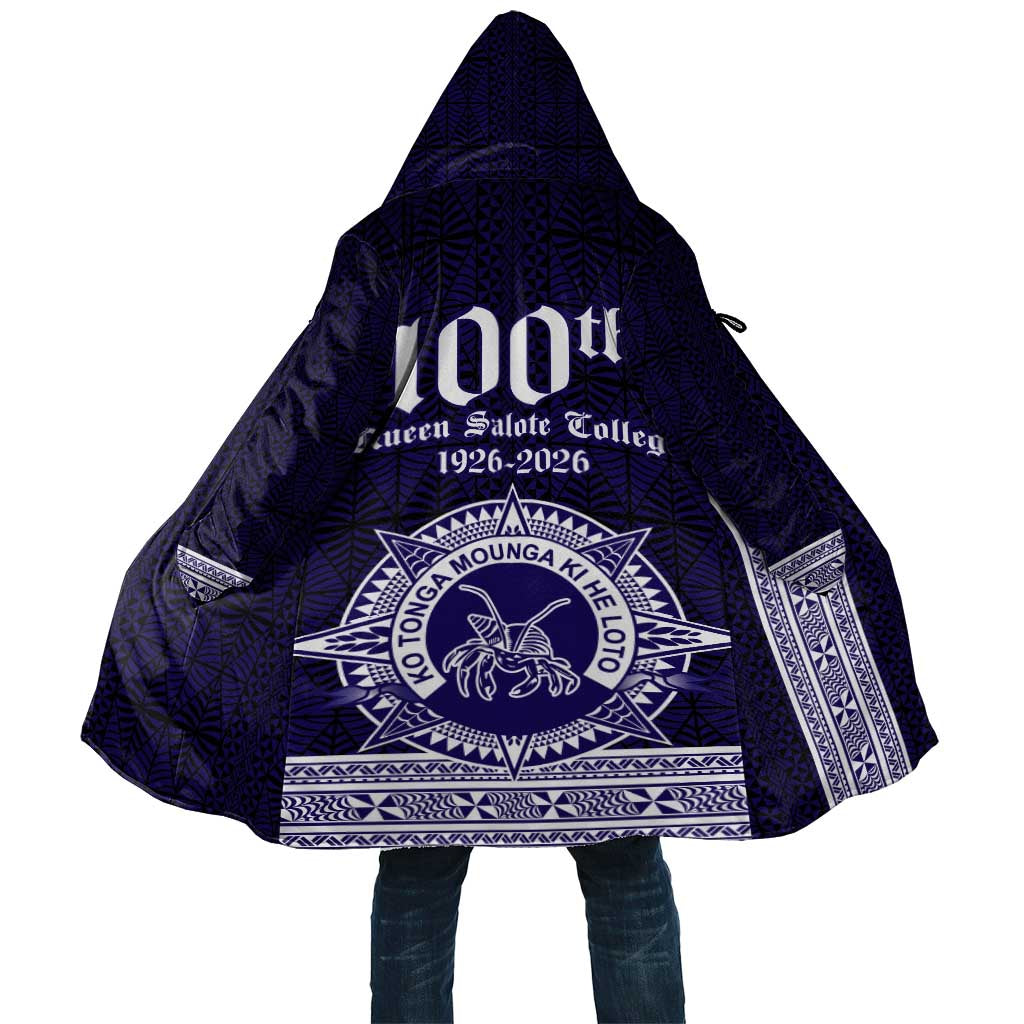 Tonga Queen Salote College 100 years Cloak QSC 1926-2026 Tongan Pattern LT9 Unisex Blue - Polynesian Pride