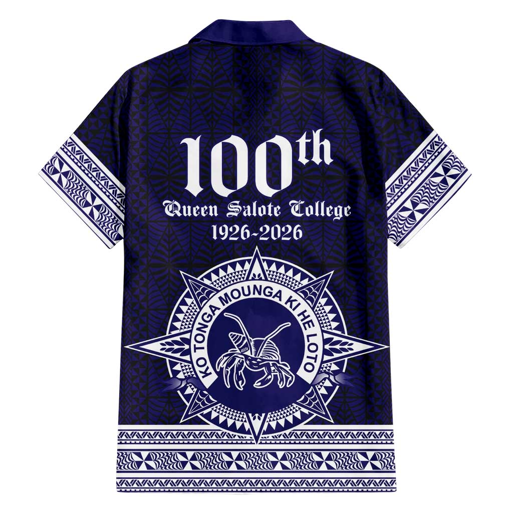 Tonga Queen Salote College 100 years Family Matching Mermaid Dress and Hawaiian Shirt QSC 1926-2026 Tongan Pattern