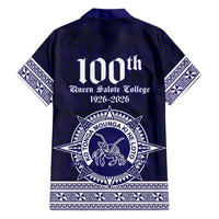 Tonga Queen Salote College 100 years Family Matching Mermaid Dress and Hawaiian Shirt QSC 1926-2026 Tongan Pattern