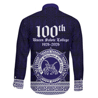 Tonga Queen Salote College 100 years Family Matching Mermaid Dress and Hawaiian Shirt QSC 1926-2026 Tongan Pattern