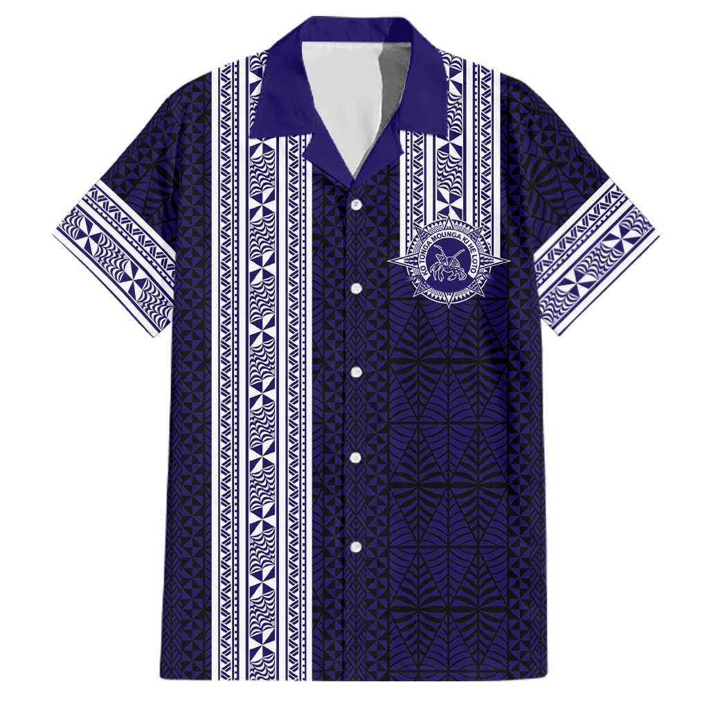 Tonga Queen Salote College 100 years Family Matching Off Shoulder Short Dress and Hawaiian Shirt QSC 1926-2026 Tongan Pattern