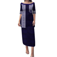 Tonga Queen Salote College 100 years Family Matching Puletasi and Hawaiian Shirt QSC 1926-2026 Tongan Pattern