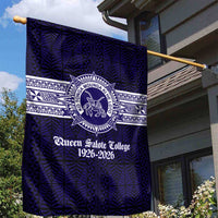 Tonga Queen Salote College 100 years Garden Flag QSC 1926-2026 Tongan Pattern LT9 - Polynesian Pride