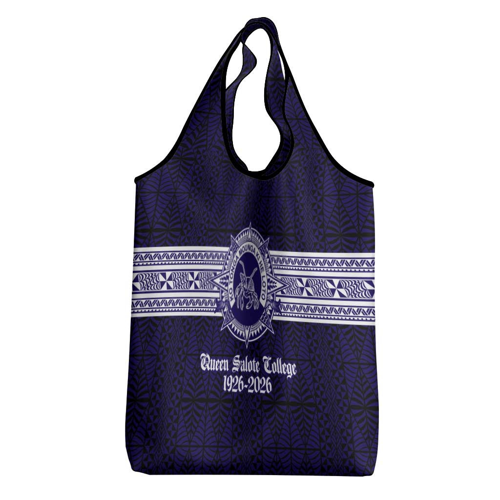 Tonga Queen Salote College 100 years Grocery Bag QSC 1926-2026 Tongan Pattern LT9 - Polynesian Pride