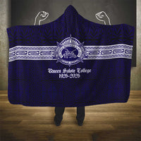 Tonga Queen Salote College 100 years Hooded Blanket QSC 1926-2026 Tongan Pattern LT9 - Polynesian Pride