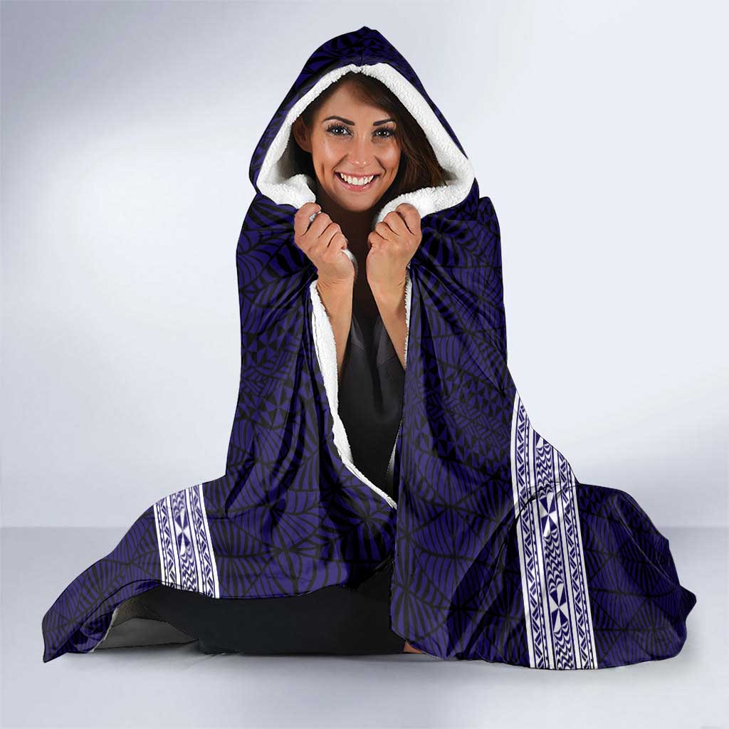 Tonga Queen Salote College 100 years Hooded Blanket QSC 1926-2026 Tongan Pattern LT9 - Polynesian Pride