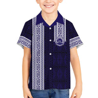 Tonga Queen Salote College 100 years Kid Hawaiian Shirt QSC 1926-2026 Tongan Pattern
