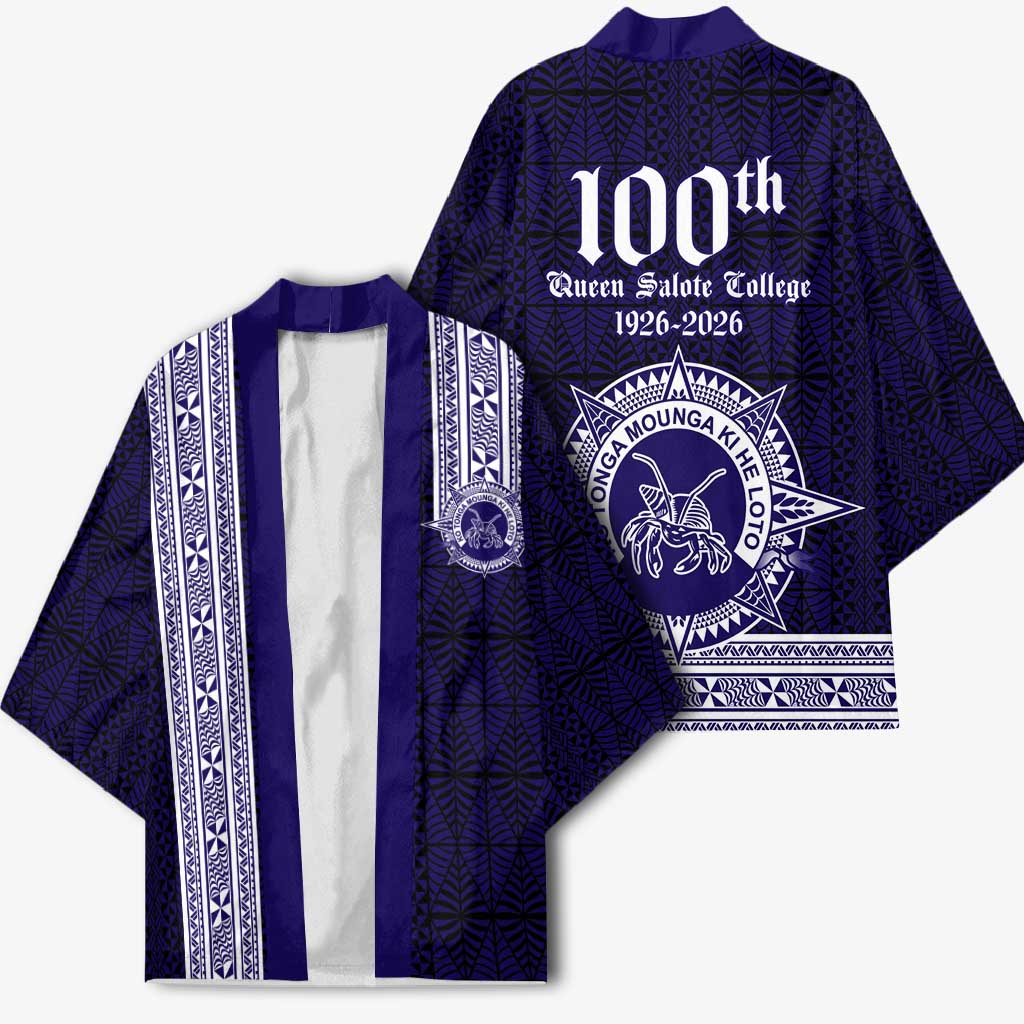 Tonga Queen Salote College 100 years Kimono QSC 1926-2026 Tongan Pattern LT9 - Polynesian Pride