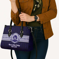 Tonga Queen Salote College 100 years Leather Bag QSC 1926-2026 Tongan Pattern LT9 - Polynesian Pride