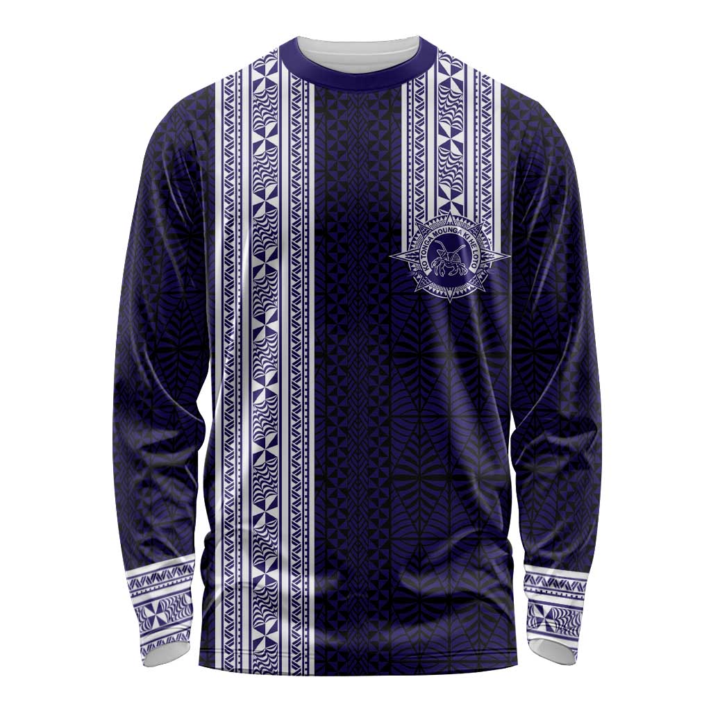 Tonga Queen Salote College 100 years Long Sleeve Shirt QSC 1926-2026 Tongan Pattern